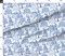 Chinoiserie Blue White Toile Pagoda Landscape And Asian Art Custom Printed Fabric by Spoonflower Various Fabrics by the Yard or Fat Quarter